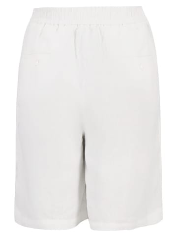FYNCH-HATTON Leinen-Bermudas in Weiß