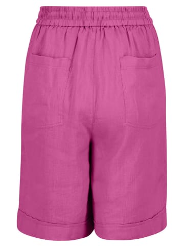 FYNCH-HATTON Leinen-Bermudas in Pink