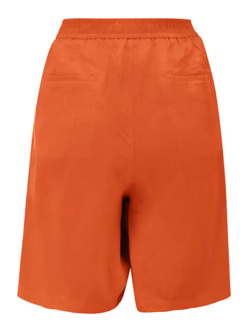 FYNCH-HATTON Leinen-Bermudas in Orange