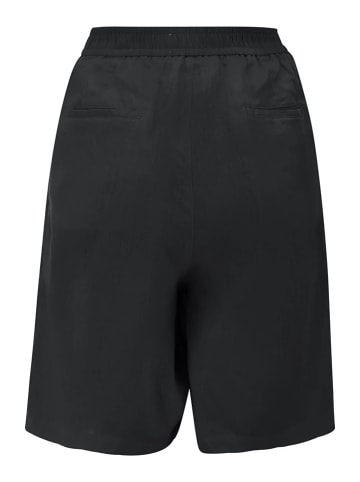 FYNCH-HATTON Leinen-Bermudas in Schwarz
