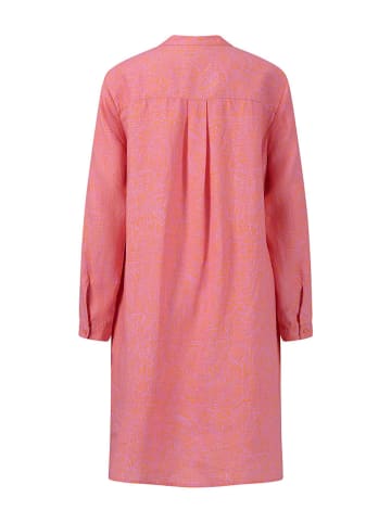 Fynch Hutton Leinen-Kleid in Pink/ Orange