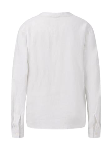 FYNCH-HATTON Leinen-Bluse in Weiß