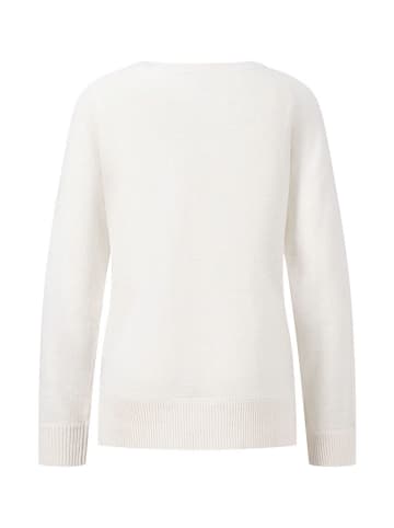FYNCH-HATTON Leinen-Pullover in Weiß
