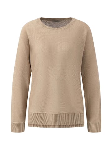 FYNCH-HATTON Leinen-Pullover in Beige