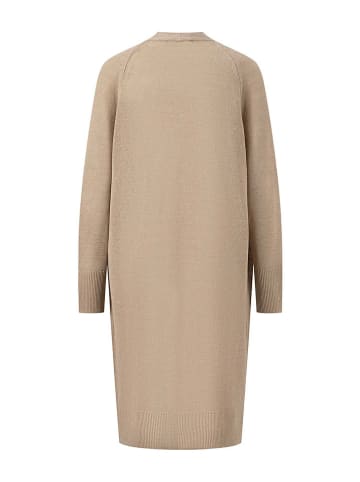 FYNCH-HATTON Leinen-Cardigan in Beige