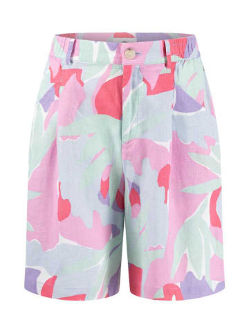 FYNCH-HATTON Leinen-Shorts in Bunt