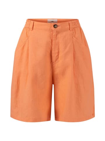 FYNCH-HATTON Leinen-Shorts in Orange