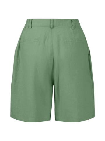 FYNCH-HATTON Leinen-Shorts in Grün
