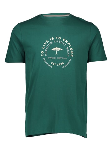 FYNCH-HATTON Shirt in Dunkelgrün