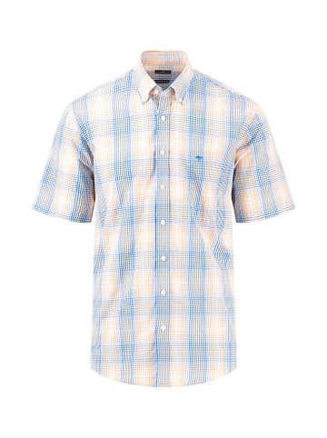FYNCH-HATTON Hemd - Regular fit - in Gelb/ Blau