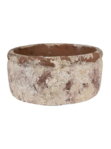 Clayre & Eef Blumentopf in Beige - (H)11 x Ø 23 cm