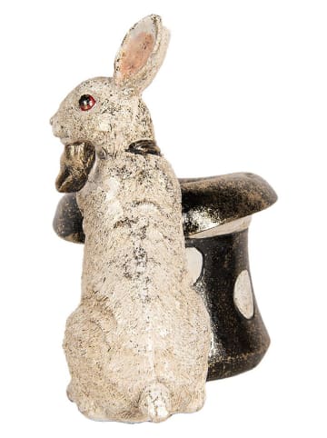 Clayre & Eef Figurka dekoracyjna w kolorze beżowo-czarnym - 20 x 19 x 13 cm