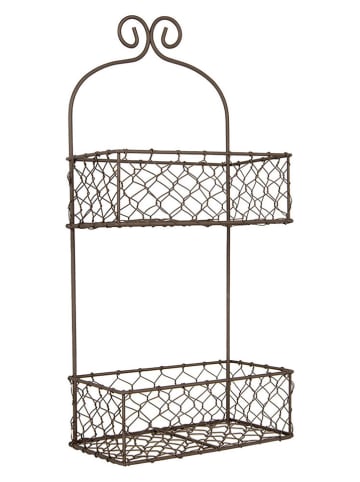 Clayre & Eef Regał kuchenny w kolorze brązowym - 20 x 45 x 12 cm