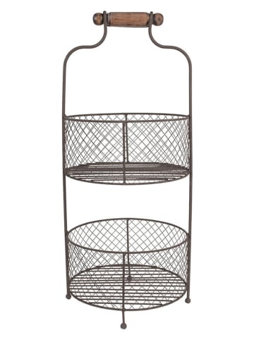 Clayre & Eef Küchenregal in Braun - (H)59 x Ø 25 cm