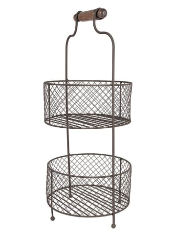 Clayre & Eef Küchenregal in Braun - (H)59 x Ø 25 cm