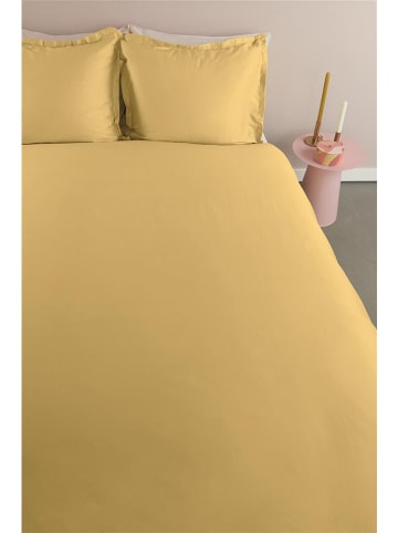Ambiante Satin-Bettwäsche-Set ''Uni'' in Gelb