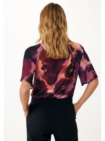 Mexx Bluse in Aubergine/ Rosa