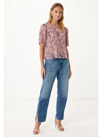 Mexx Bluse in Rosa/ Blau