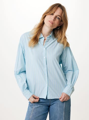 Mexx Blouse lichtblauw/wit/lichtgroen