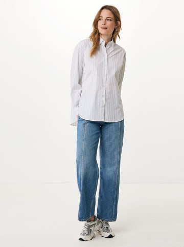 Mexx Blouse lichtgrijs/wit