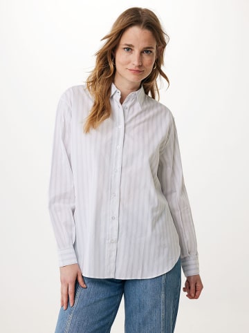 Mexx Blouse lichtgrijs/wit