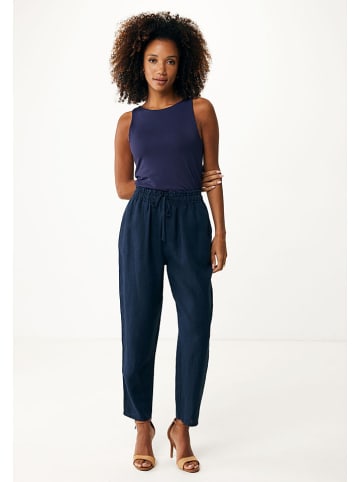 Mexx Linnen broek donkerblauw