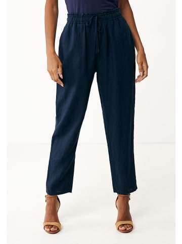 Mexx Linnen broek donkerblauw