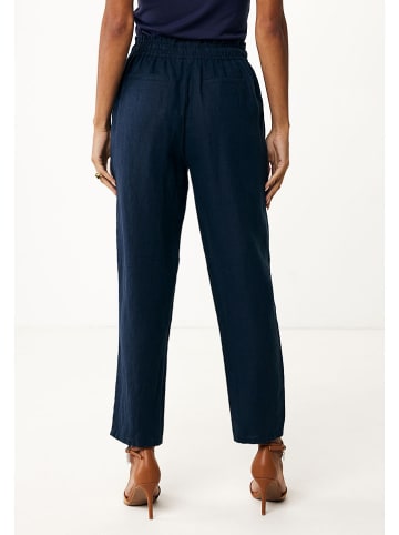 Mexx Linnen broek donkerblauw