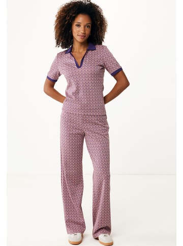 Mexx Poloshirt in Rosa/ Lila