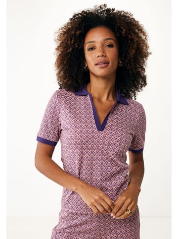 Mexx Koszulka polo w kolorze jasnoróżowo-fioletowym