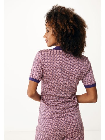 Mexx Poloshirt in Rosa/ Lila