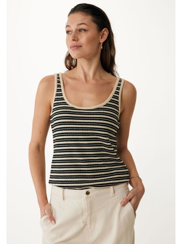 Mexx Top w kolorze czarno-beżowym