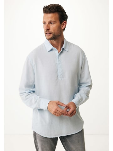 Mexx Hemd "Henley" in Hellblau