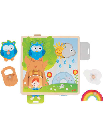 Goki 5tlg. Steckpuzzle "Wetter" - ab 12 Monaten