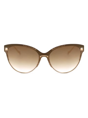 Ana Hickmann Damen-Sonnenbrille in Braun/ Gold