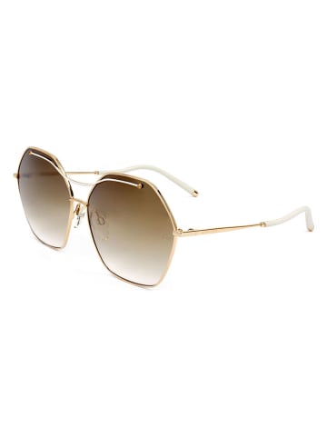 Ana Hickmann Damen-Sonnenbrille in Braun/ Gold