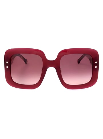 Carolina Herrera Damen-Sonnenbrille in Lila/ Rot