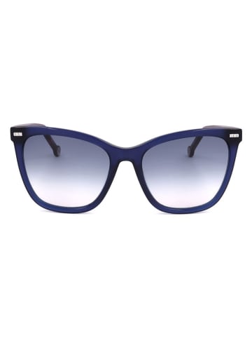 Carolina Herrera Damen-Sonnenbrille in Blau/ Lila