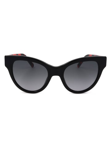 Moschino Damskie okulary przeciwsłoneczne w kolorze czarnym