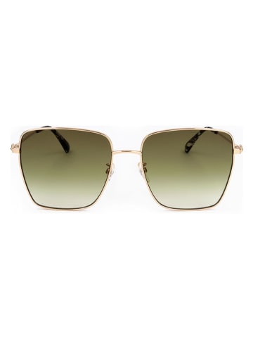 Moschino Damen-Sonnenbrille in Grün/ Gold