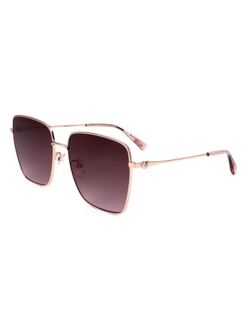 Moschino Damskie okulary przeciwsłoneczne w kolorze złoto-fioletowym