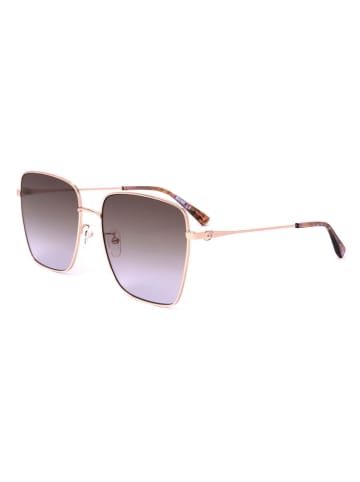 Moschino Damskie okulary przeciwsłoneczne w kolorze złoto-fioletowym