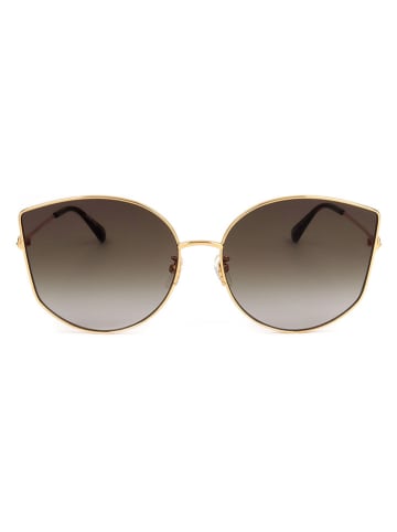 Moschino Dameszonnebril bruin/goudkleurig