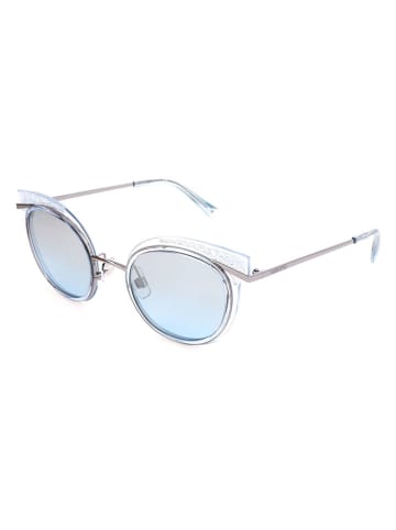 Swarovski Damen-Sonnenbrille in Hellblau/ Silber