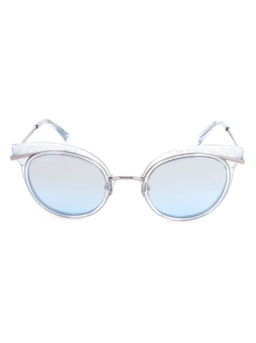 Swarovski Damen-Sonnenbrille in Hellblau/ Silber