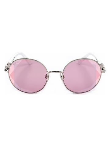 Swarovski Damen-Sonnenbrille in Rosa/ Silber