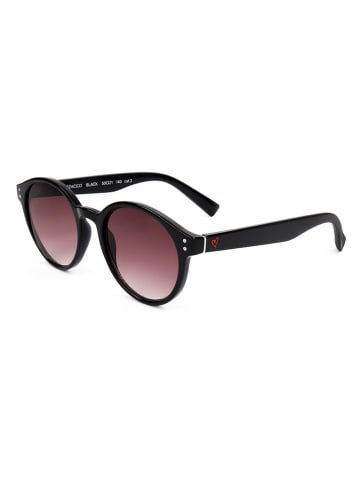 SWEET YEARS Okulary przeciwsłoneczne unisex w kolorze fioletowo-czarnym