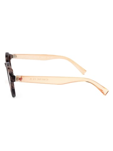 SWEET YEARS Unisex-Sonnenbrille in Braun/ Creme