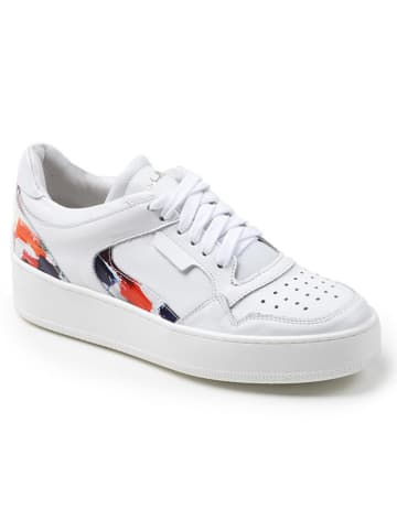 Anna Morellini Leren sneakers "Giuscia" wit
