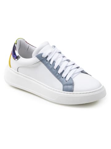 Anna Morellini Skórzane sneakersy "Micarina" w kolorze białym